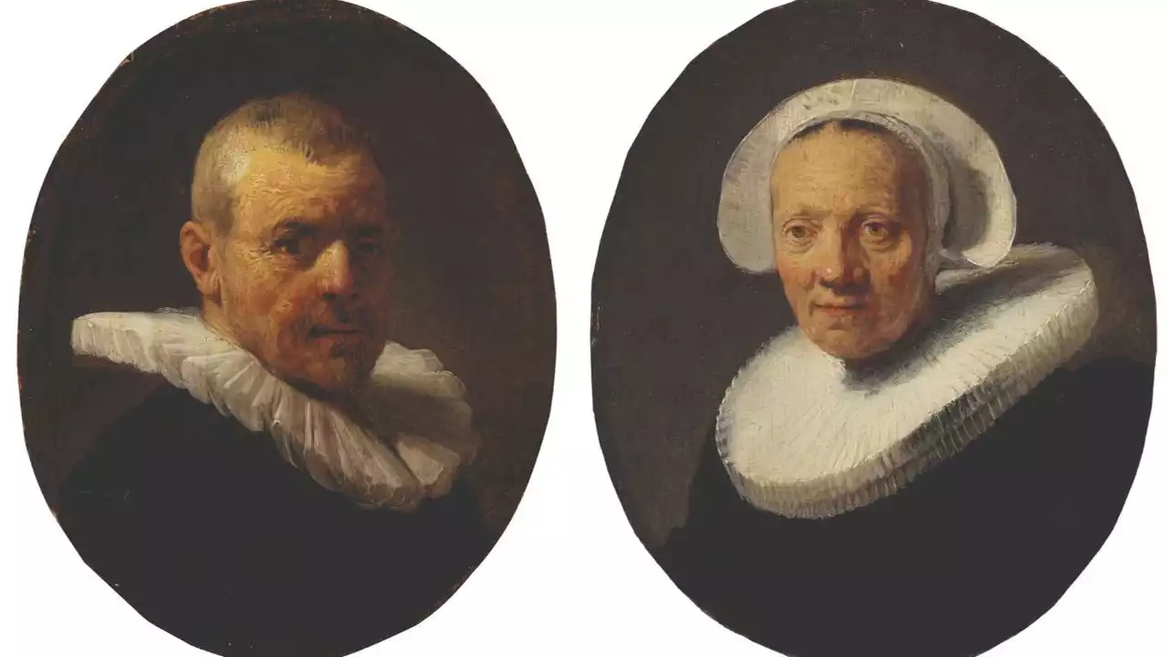 ‘Exceptionally rare’ Rembrandt portraits rediscovered after 200 years in hiding