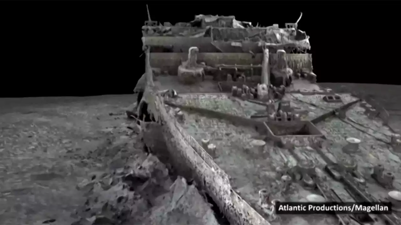 Titanic: full-sized digital scans reveal new details of wrecked passenger liner