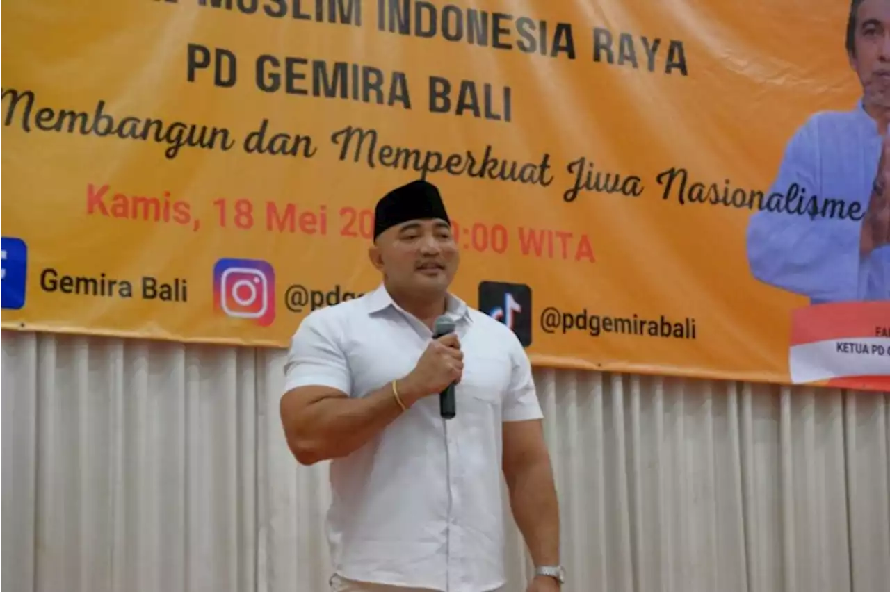 Hadiri Halal Bihalal Gemira Bali, De Gadjah Sampaikan Pesan Prabowo: Jaga Pancasila dan NKRI