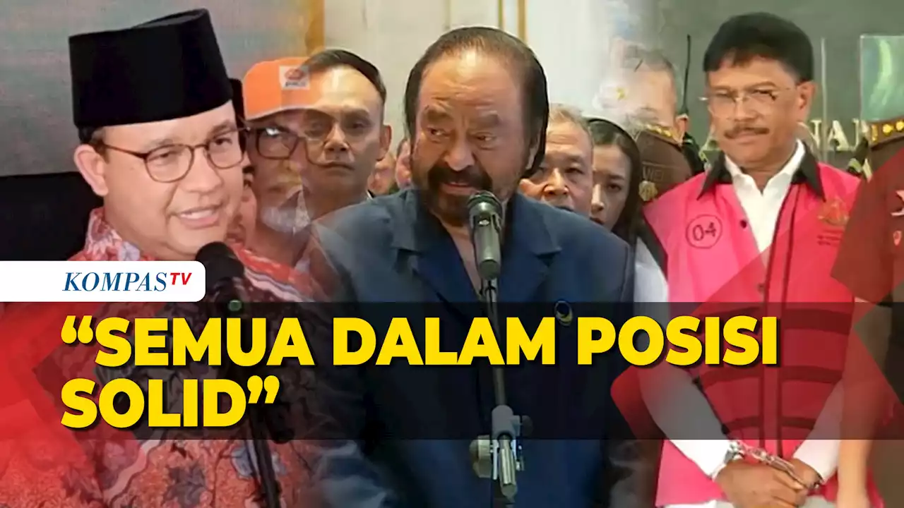 Anies Ungkap Koalisi Perubahan Justru Makin Solid, Usai Johnny Plate jadi Tersangka