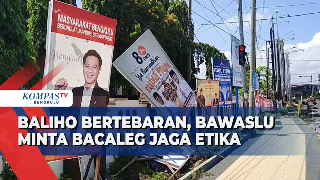 Baliho Bertebaran, Bawaslu Minta Bacaleg Jaga Etika