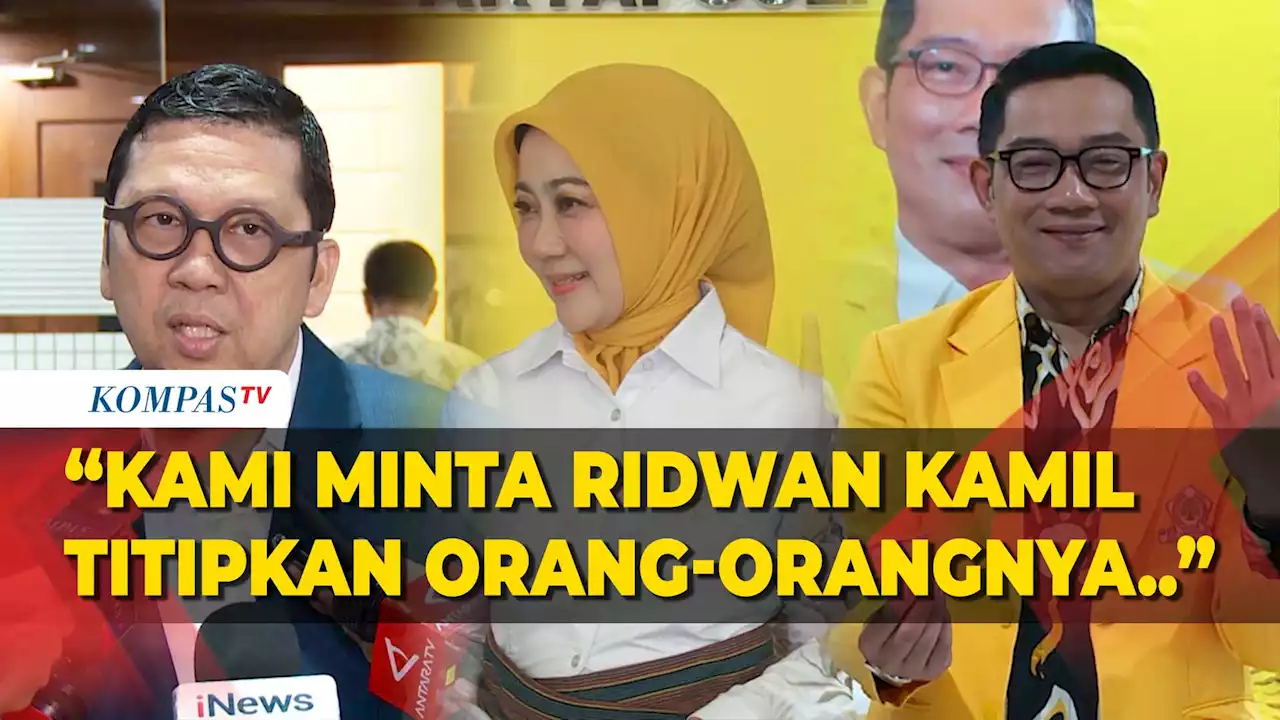 Golkar Beber Strategi 2024 di Balik Bergabungnya Ridwan Kamil dan Atalia