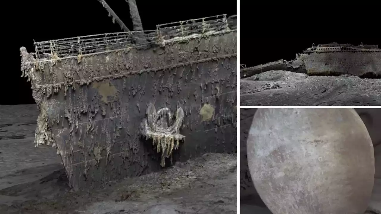 First ever full-sized scans of Titanic reveal wreck as never seen before