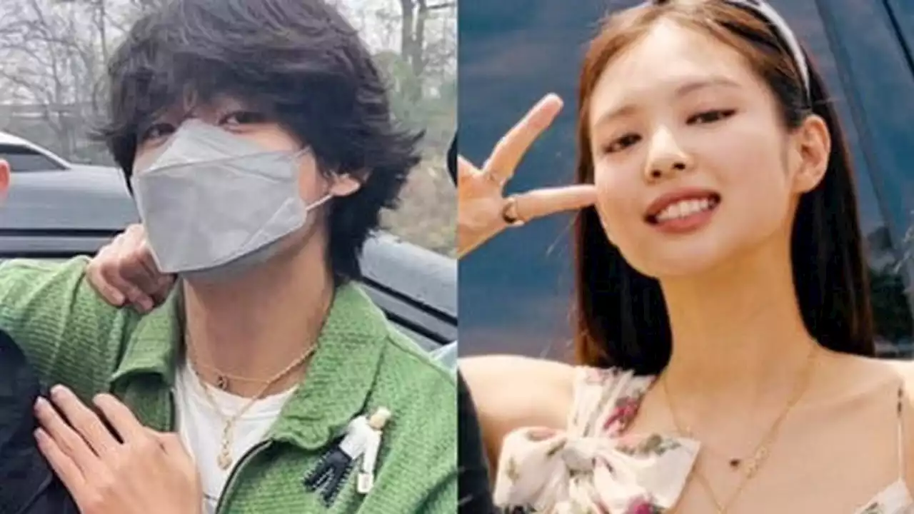 Kepergok Gandengan Tangan di Paris, Kim Taehyung Alias V BTS dan Jennie Blackpink Juga Pakai Kalung Couple?