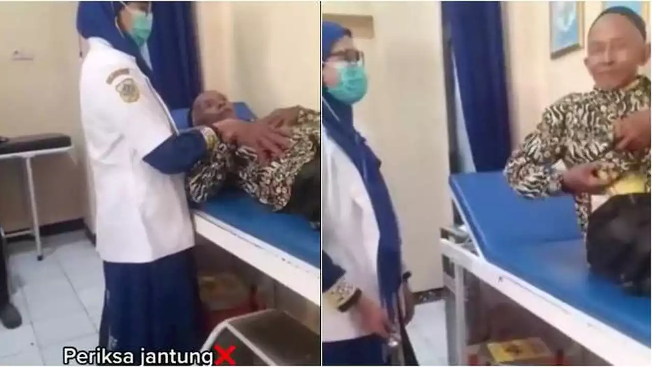 Momen Kocak Bapak-Bapak Saat Diperiksa Dokter, Ternyata di Dalam Bajunya Ada Ini