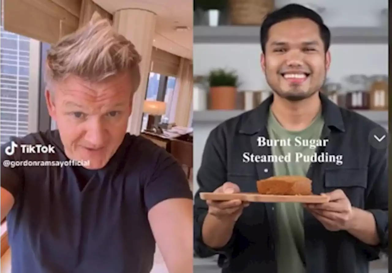 Gordon Ramsay gives thumbs up to influencer Khairul Aming’s pudding on TikTok ahead of his visit to Malaysia (VIDEO)