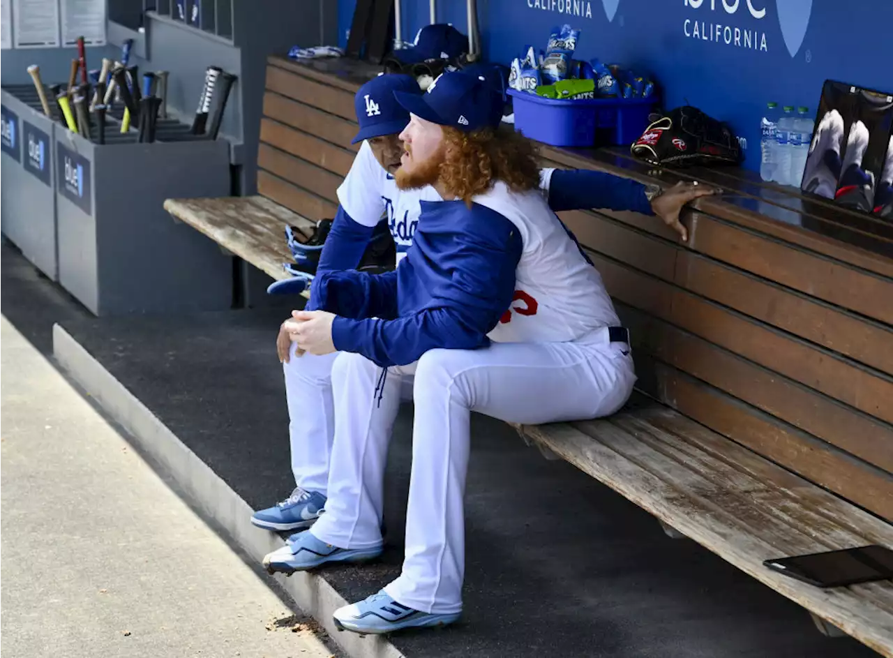 Dodgers Pitcher Dustin May Exits Early With Right Elbow Pain