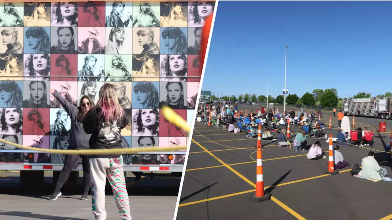 Taylor Swift Fans Wake Up Early for a Chance to Buy ‘The Eras Tour' Merchandise