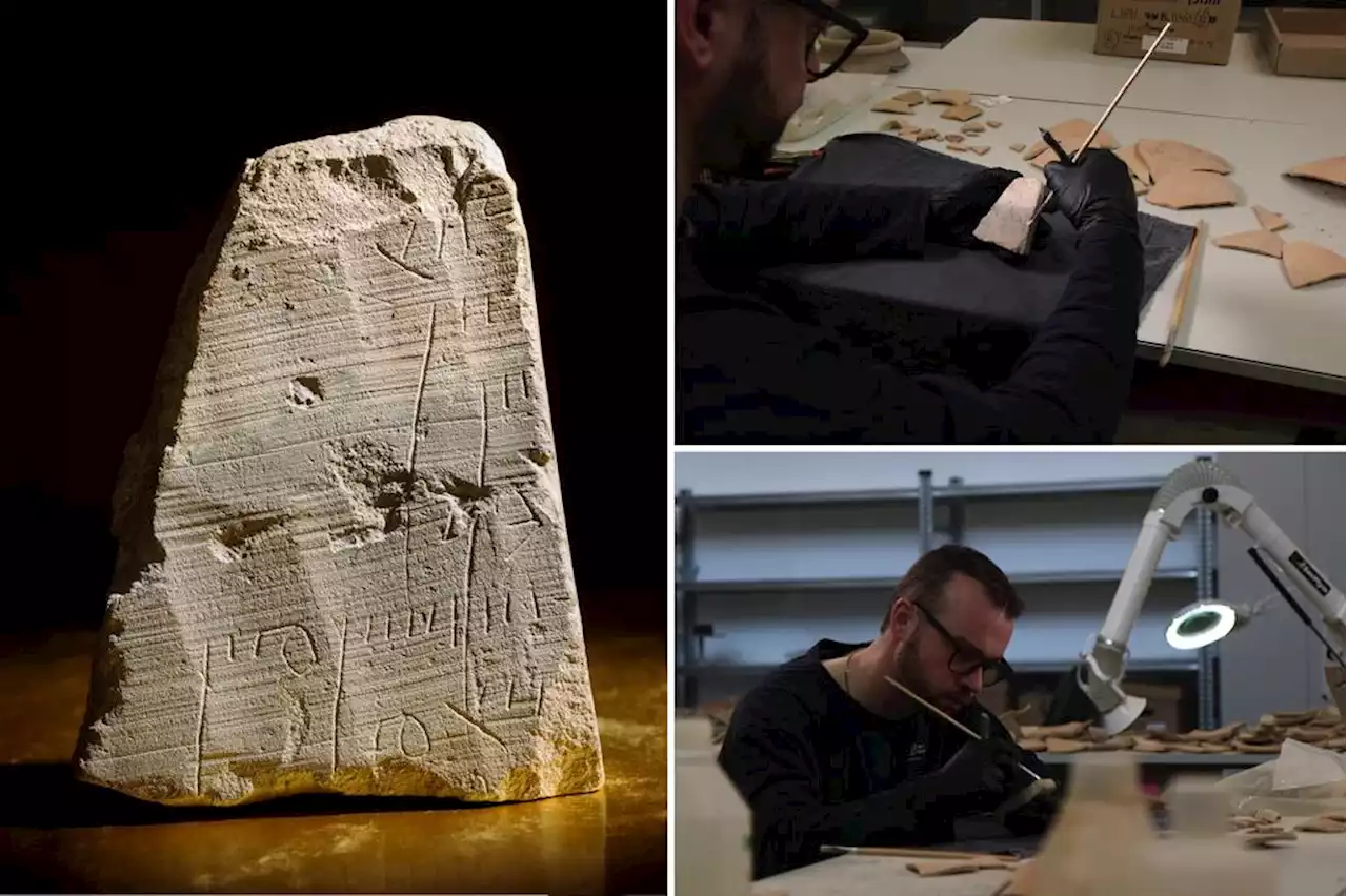 Archaeologists discover 2,000-year-old receipt carved in stone in Jerusalem