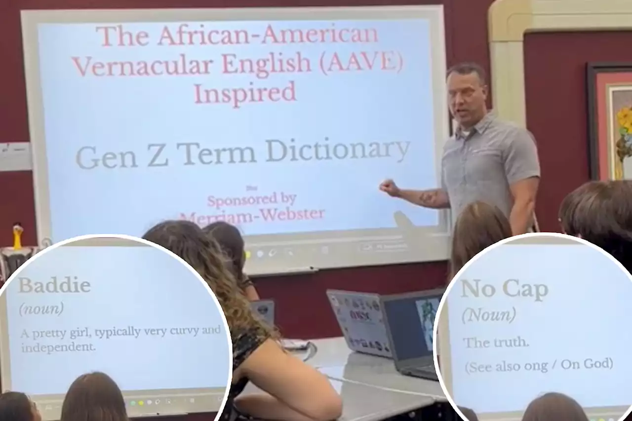 English teacher’s ‘Gen Z dictionary’ defines slang for ‘white suburbia’