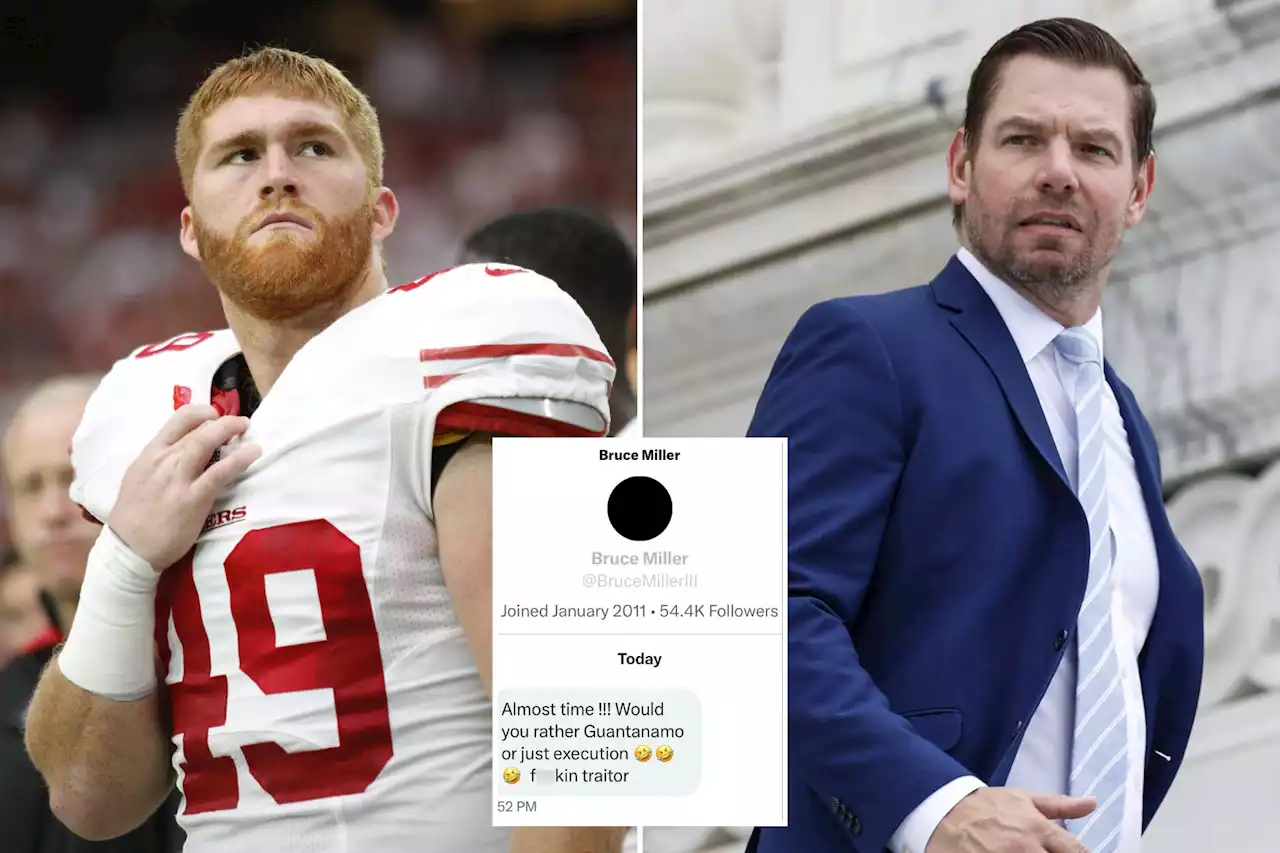 Rep. Eric Swalwell: Ex-49ers fullback Bruce Miller ‘threatening to execute me’