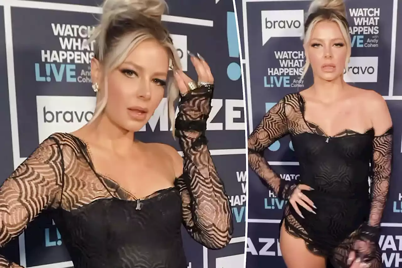 Ariana Madix dresses in ‘slutty funeral’ look for post-Scandoval ‘WWHL’