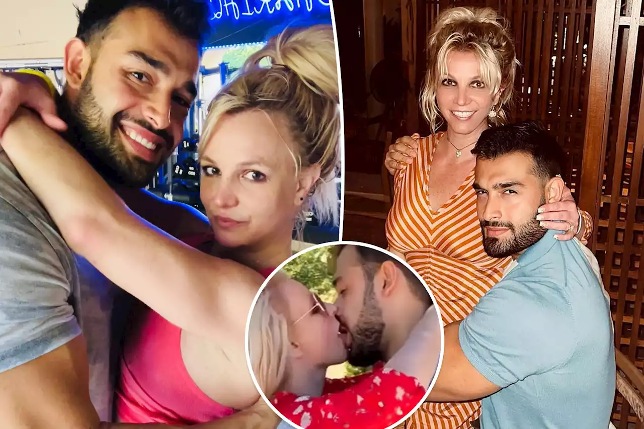 Britney Spears kisses ‘incredible’ Sam Asghari amid troubled marriage claims