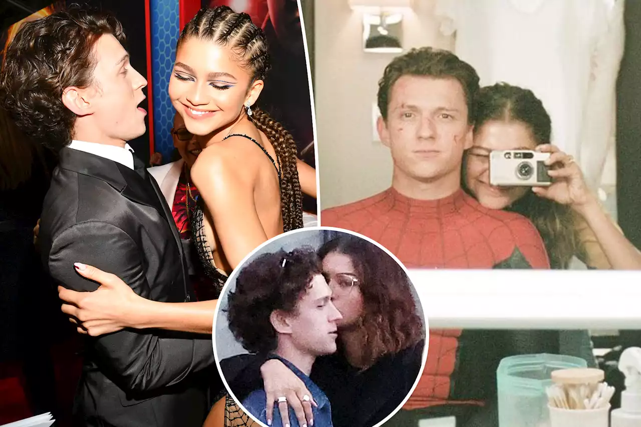 Zendaya and Tom Holland show rare PDA on romantic boat ride in Italy