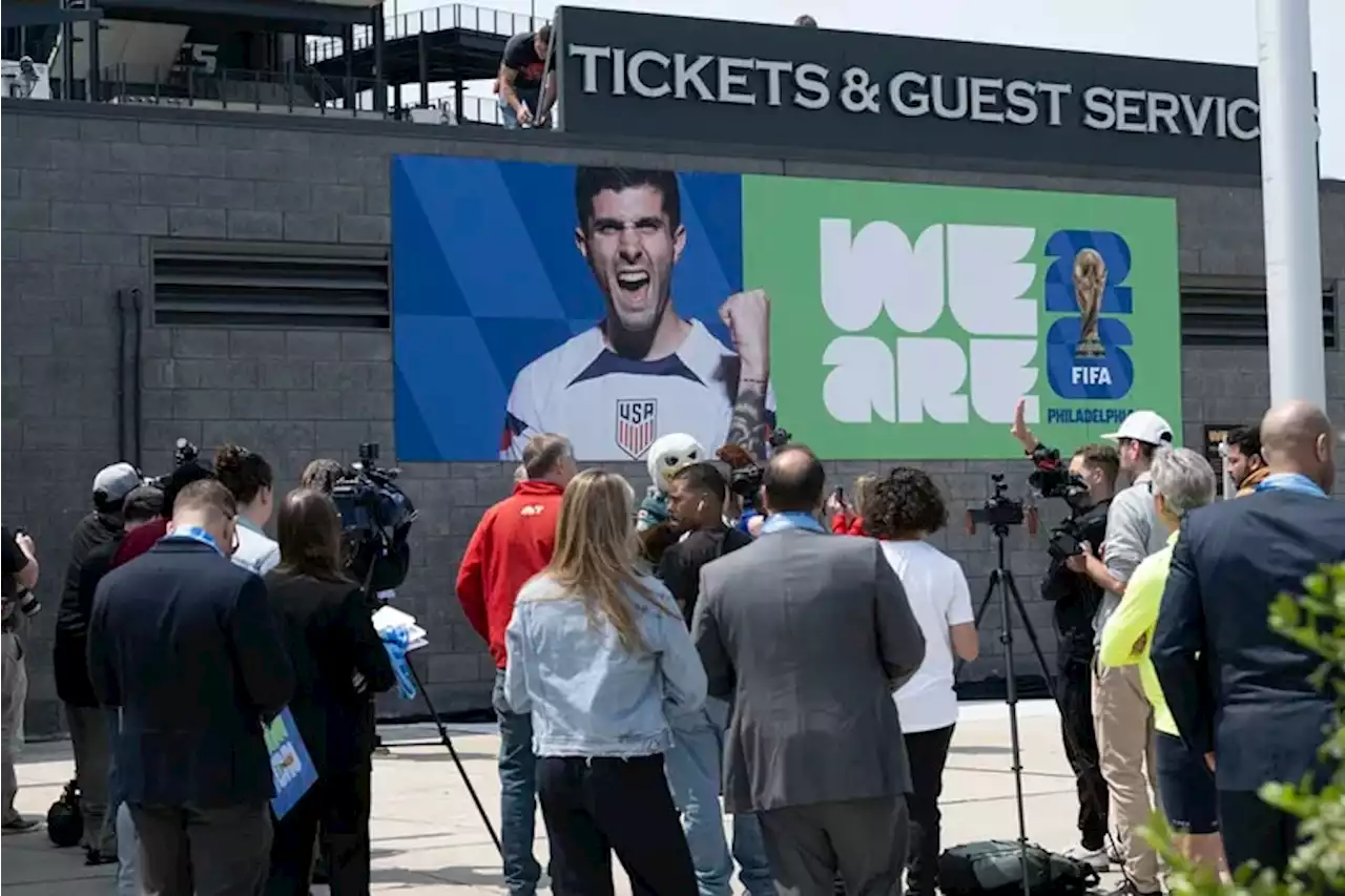 Christian Pulisic headlines the launch of Philadelphia’s 2026 World Cup logo