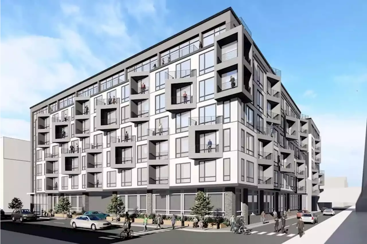 Mid-rise apartment building is proposed above Chinatown parking lot