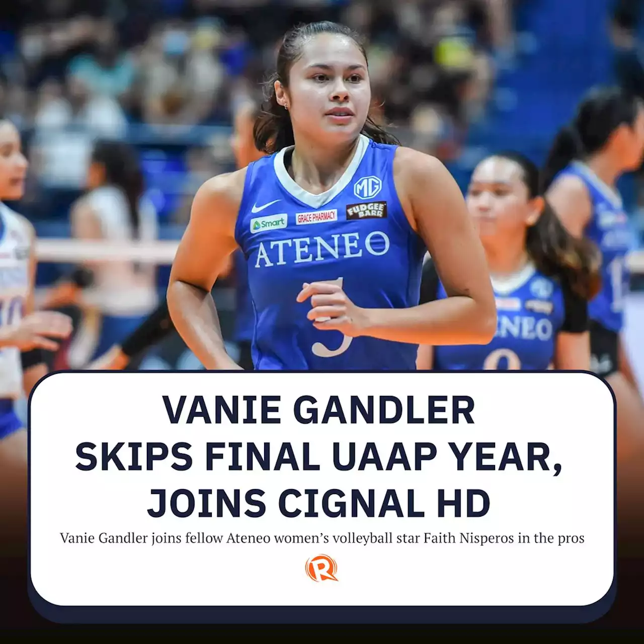 Vanie Gandler skips final UAAP year, joins Cignal HD