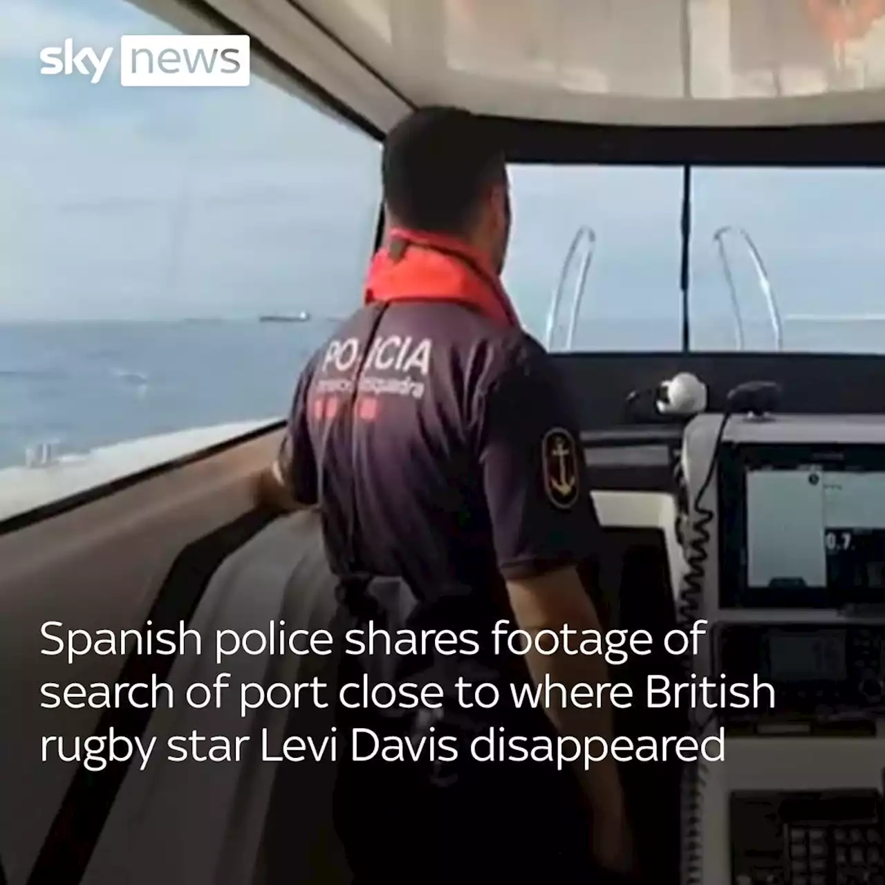 Levi Davis: Police in Barcelona search port near to where British rugby star went missing