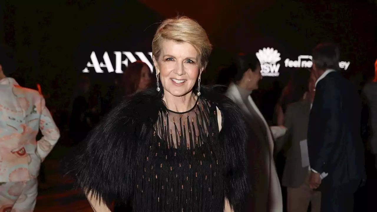 Julie Bishop’s fashionable night out