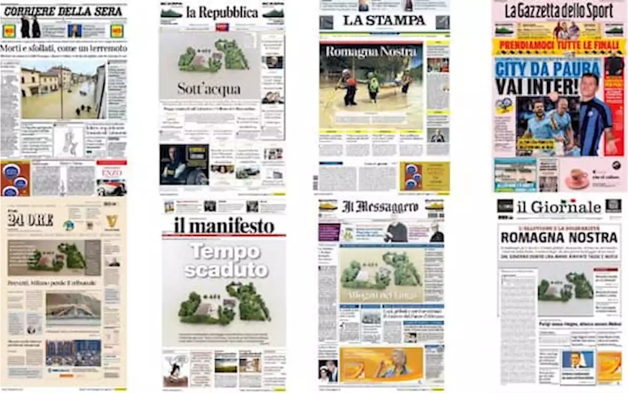 Le prime pagine dei quotidiani di oggi 18 maggio: la rassegna stampa