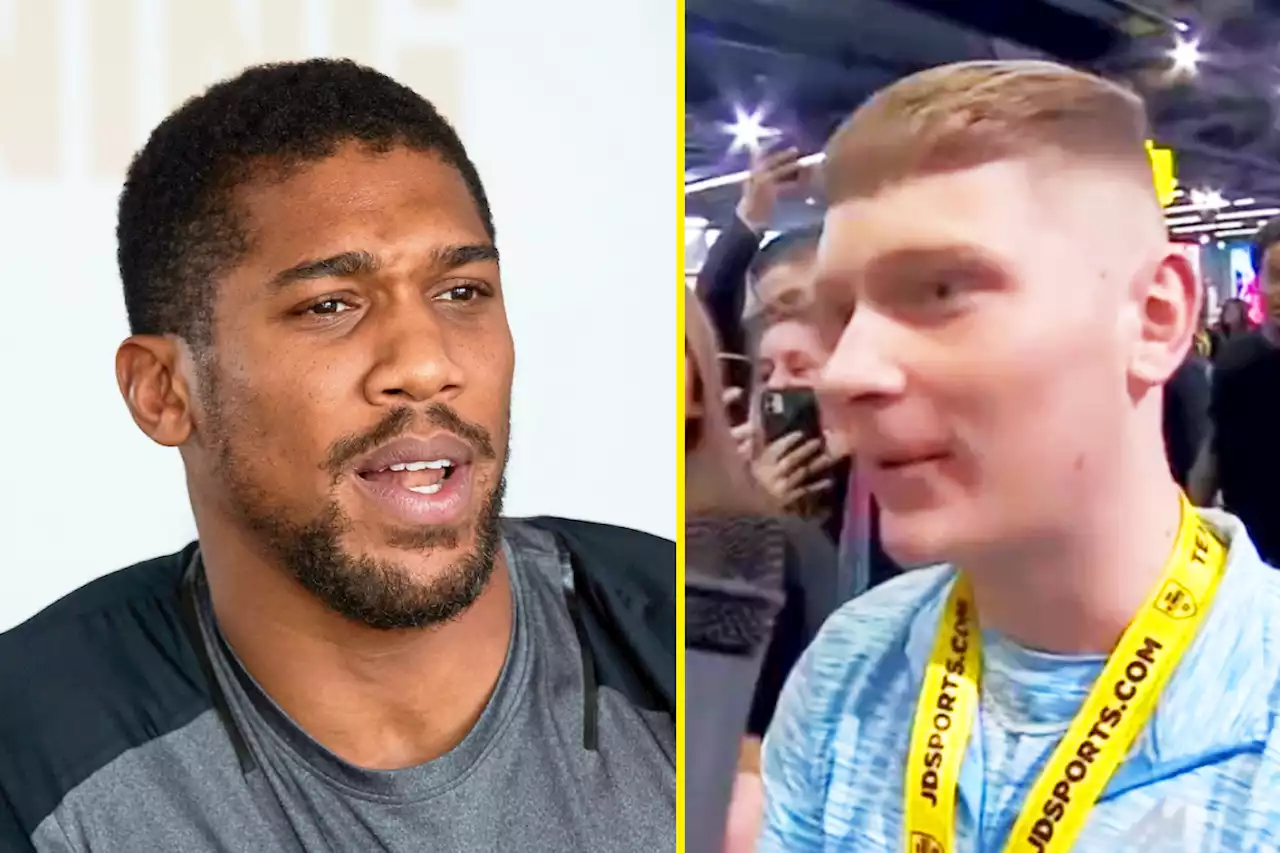 Eddie Hearn fires back at question from young fan mocking Anthony Joshua at Q&A