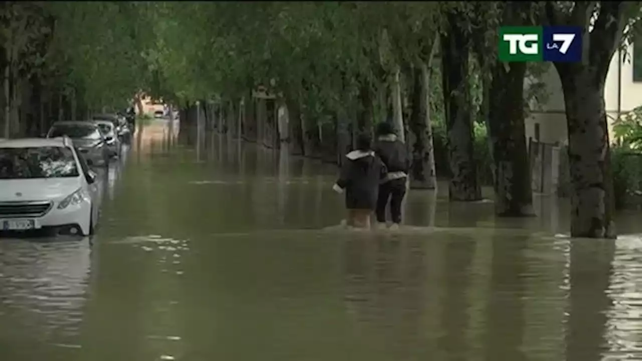 A Lugo, la prima linea dell'alluvione