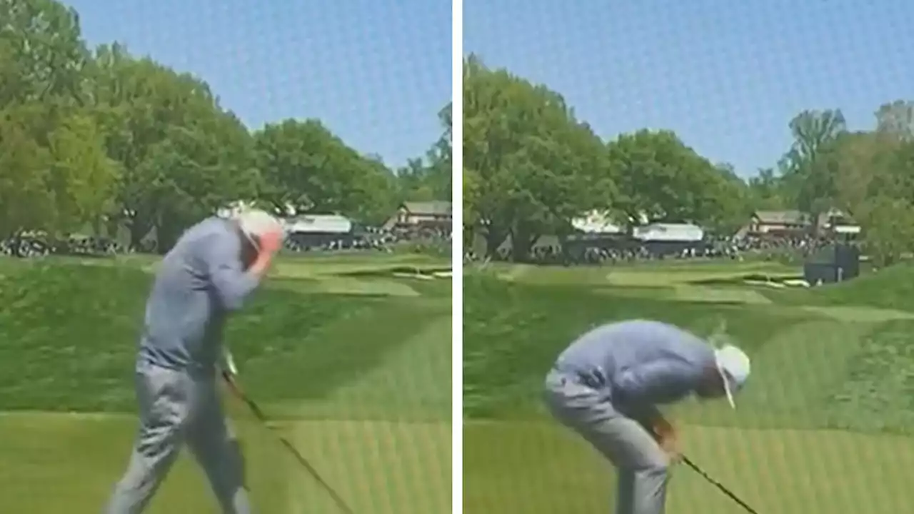 Bryson DeChambeau Drills Fellow Golfer With Errant Shot At PGA Championship