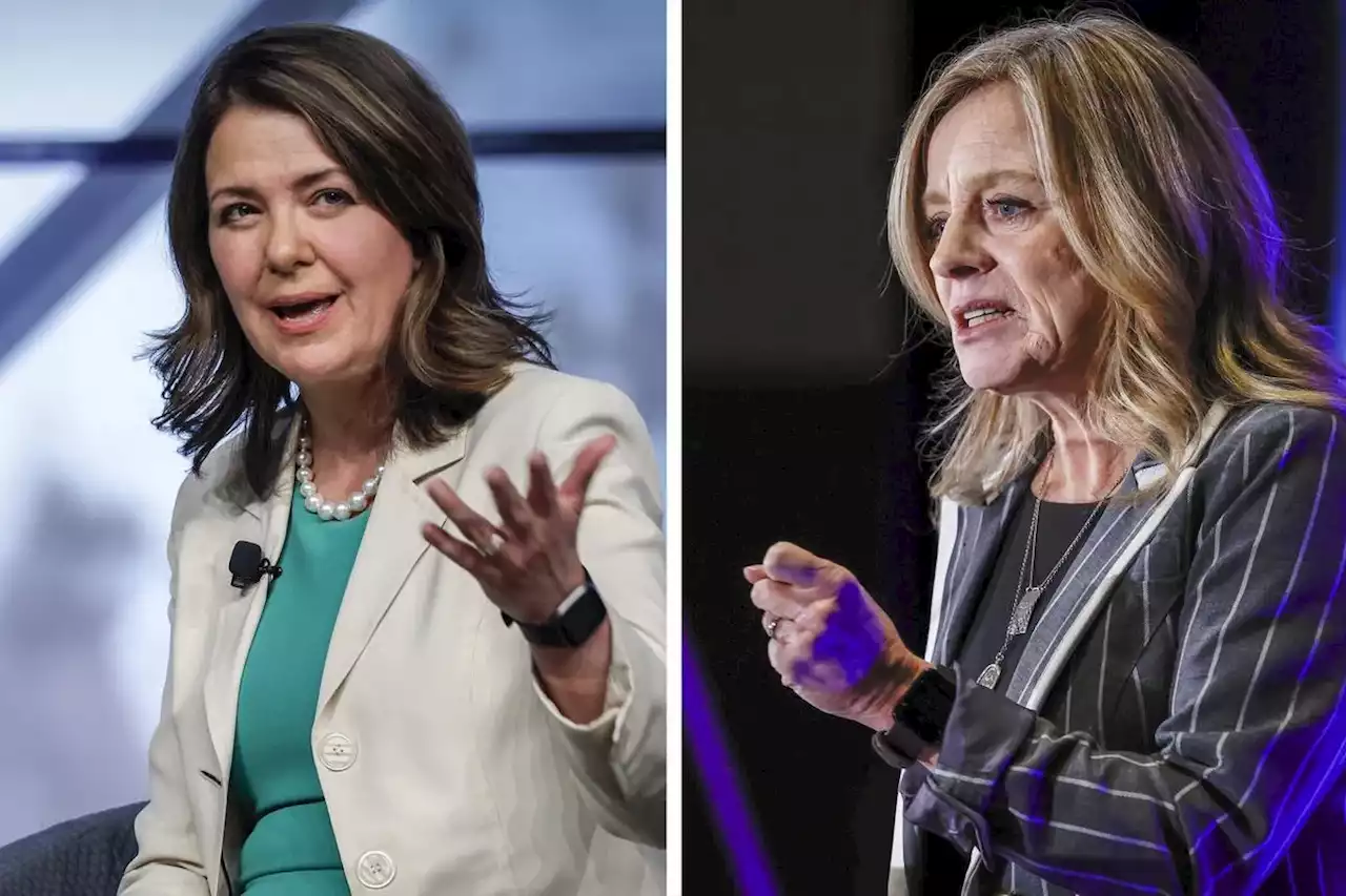 Alberta election: Danielle Smith, Rachel Notley face off in first debate Thursday night