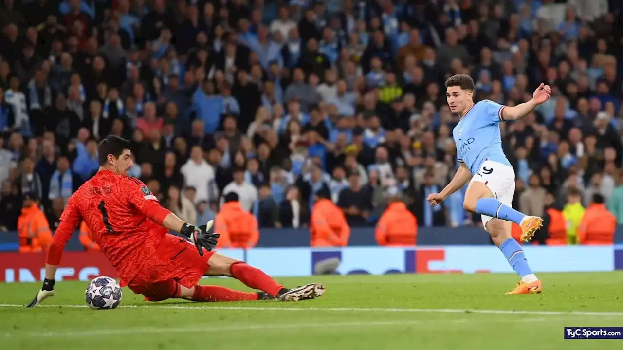 (VIDEO) El GOLAZO de JULIÁN ÁLVAREZ al REAL MADRID en la semifinal de la Champions League - TyC Sports