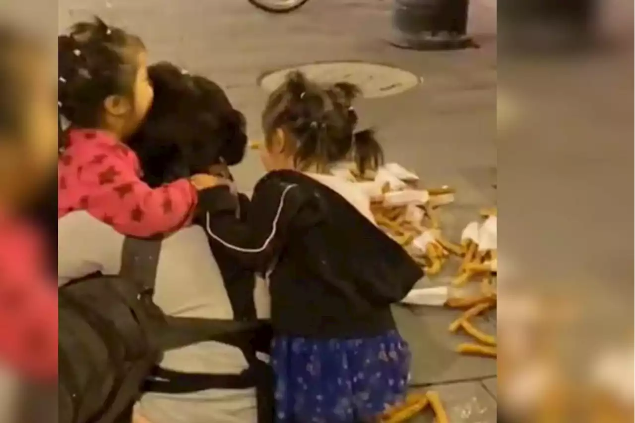 Policías de CDMX tiran canasta de churros a vendedora ambulante; video se viraliza