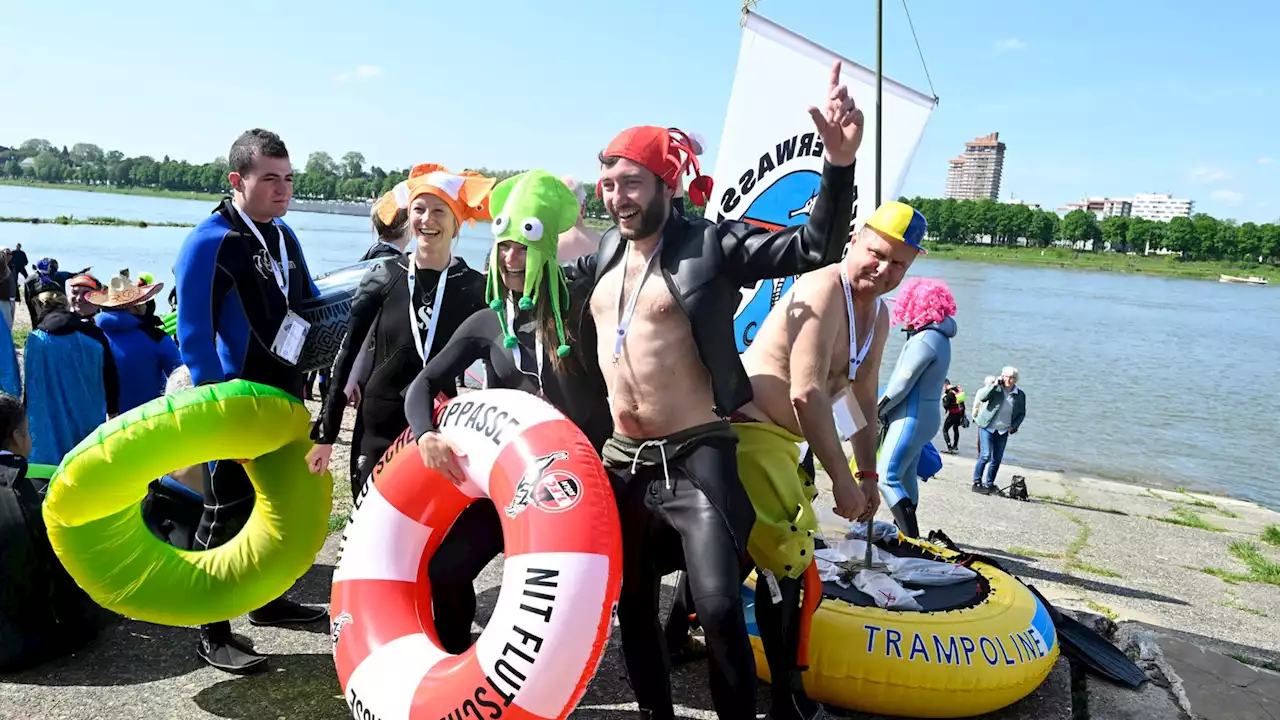 Vatertag in NRW: Rheinschwimmer in Lebensgefahr