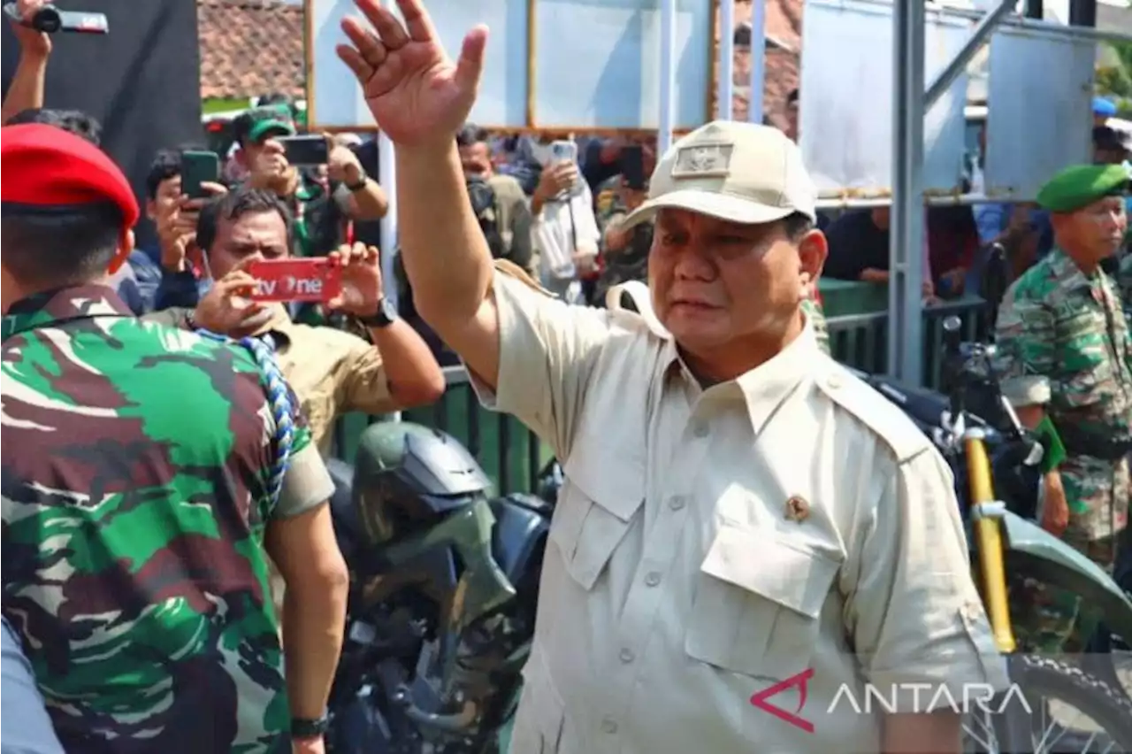 Menhan Prabowo ajak TNI-Polri jaga kerukunan dan perdamaian