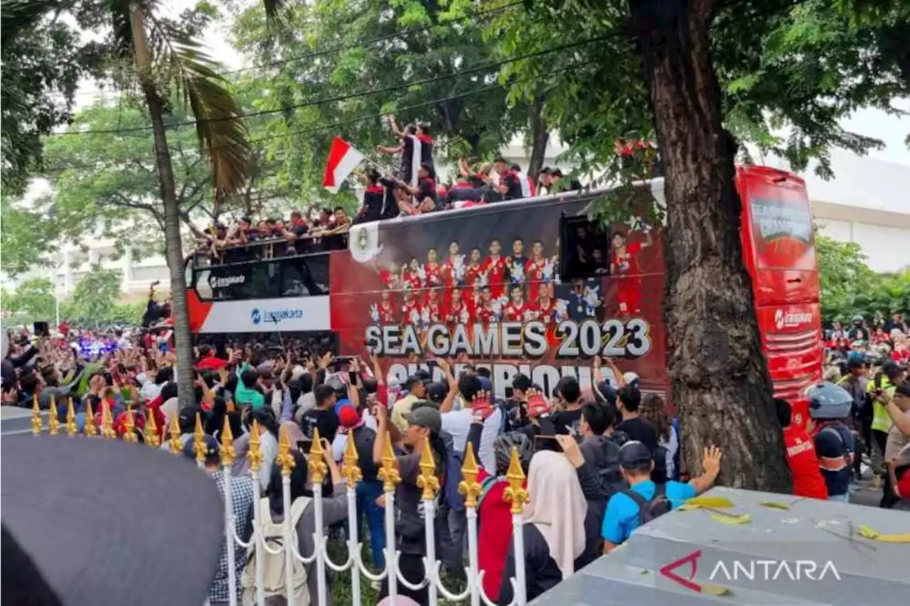 Timnas Sea Games 2023 Arak-arakan, Menpora: Apresiasi untuk Para Atlet