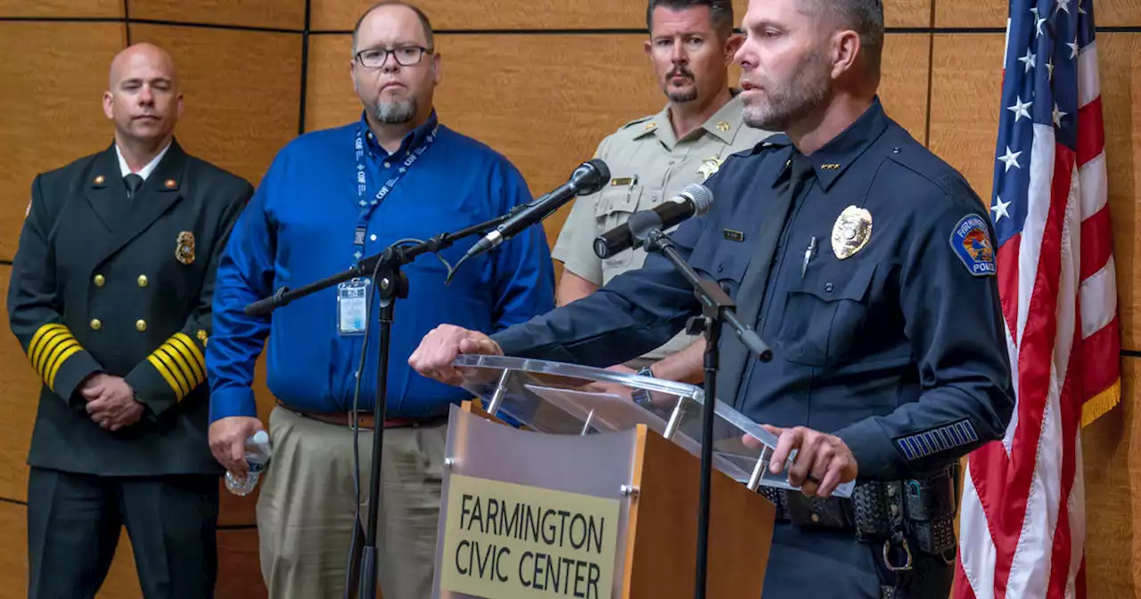 Police body camera footage shows confrontation with gunman in New Mexico mass shooting