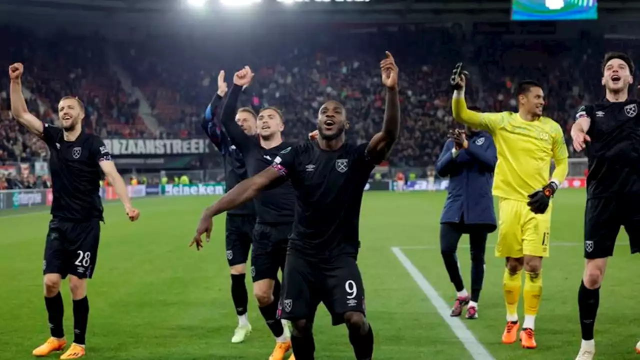 Soccer: Hammers beat AZ Alkmaar to grab place in Europa Conference League final