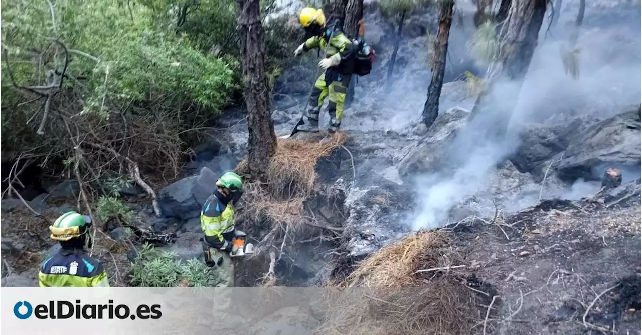 Detenido un joven por el incendio en el Parque Nacional de La Caldera de Taburiente