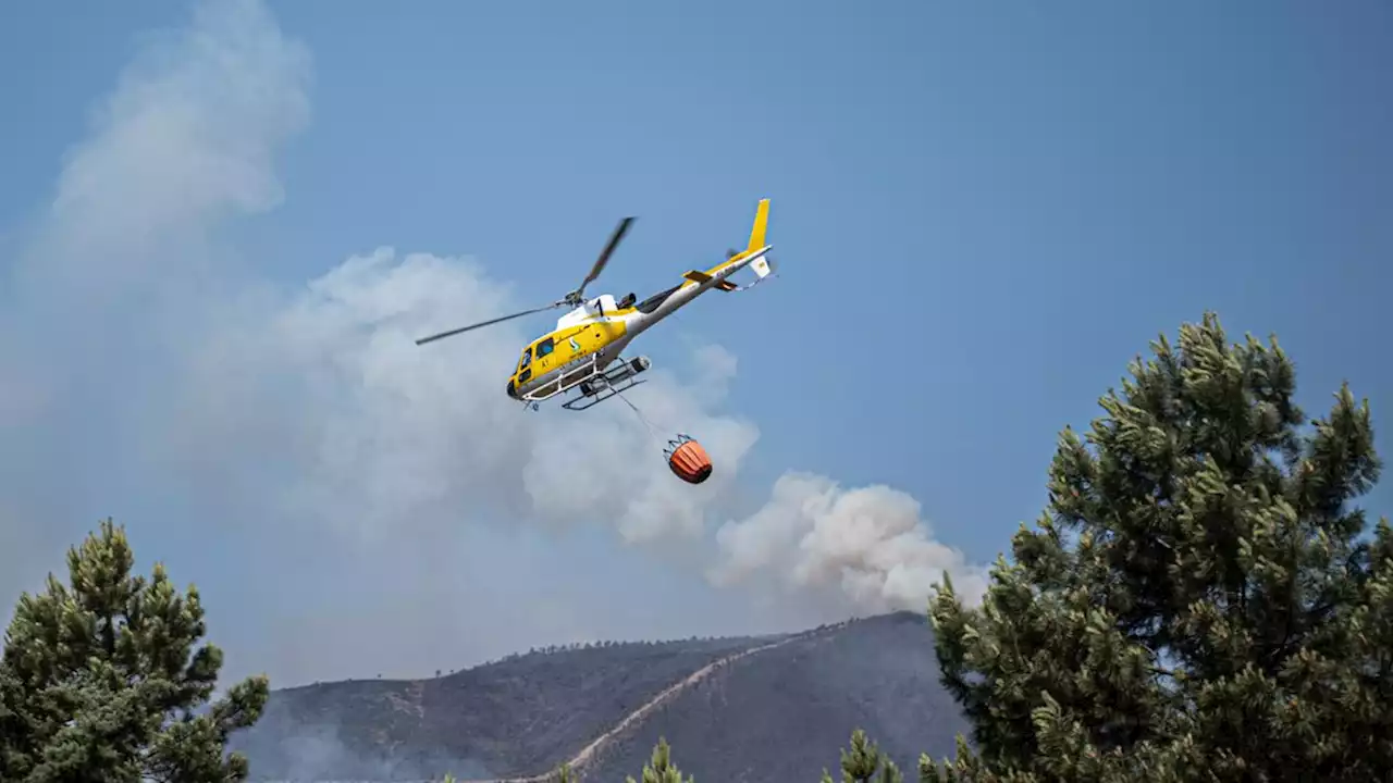 El incendio descontrolado de Las Hurdes ha arrasado ya 8.500 hectáreas