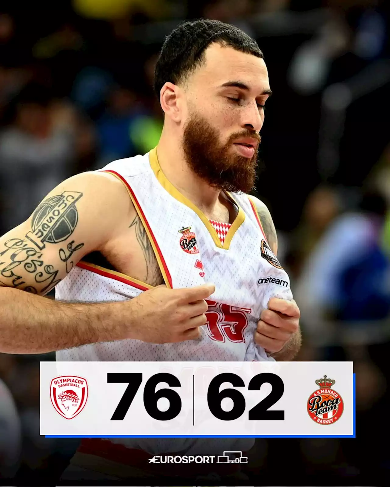 Final Four de l'Euroleague | Monaco éliminé en demi-finale par l'Olympiakos (76-62)