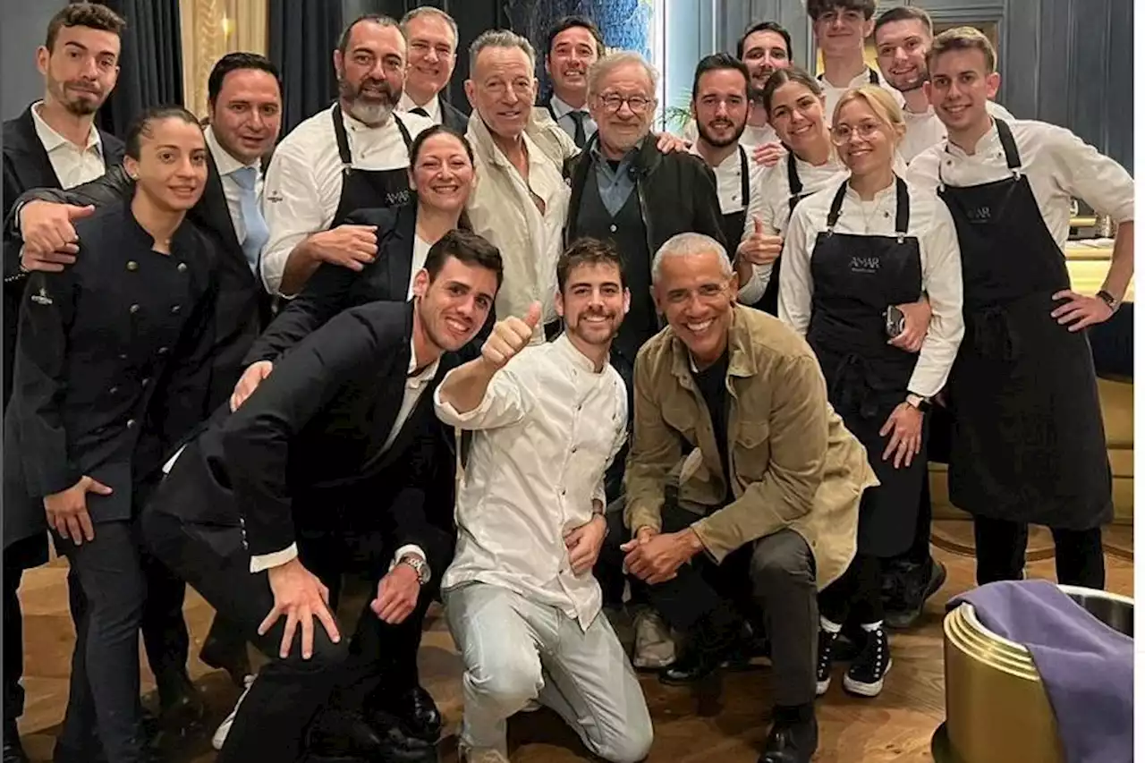 INSOLITE. Quand Barack Obama, Steven Spielberg et Bruce Springsteen se mettent à table, la recette magique d'un restaurant de Barcelone