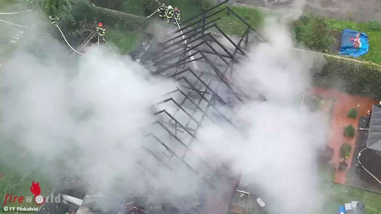 Bgld: Scheunenbrand in Lockenhaus