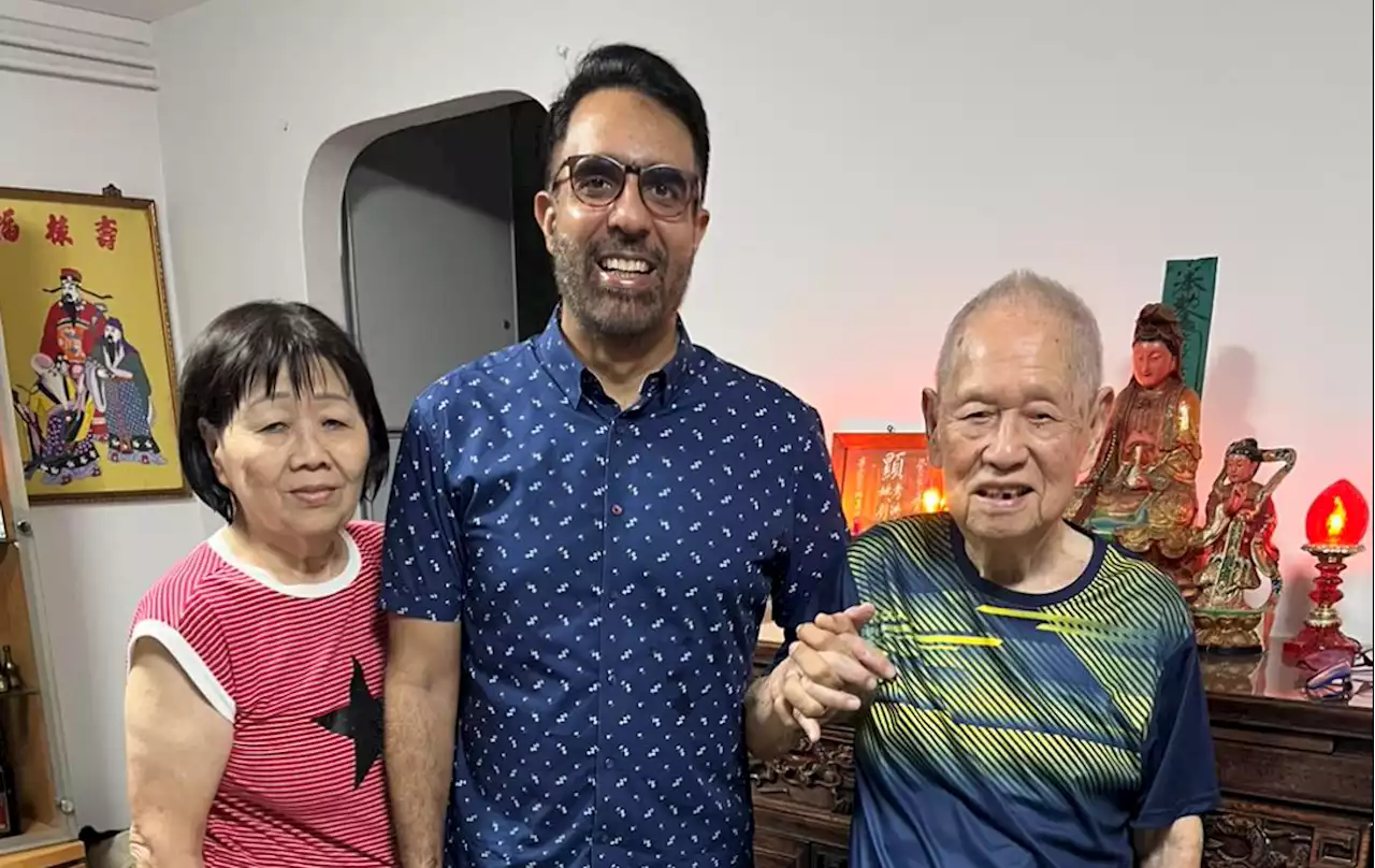 'Aging well has been an important agenda item for Singapore.' Pritam Singh meets 99-year-old Eunos resident - Singapore News