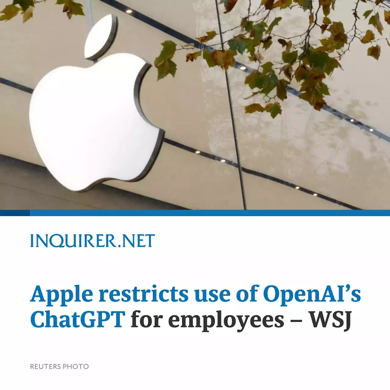 Apple restricts use of OpenAI’s ChatGPT for employees – WSJ