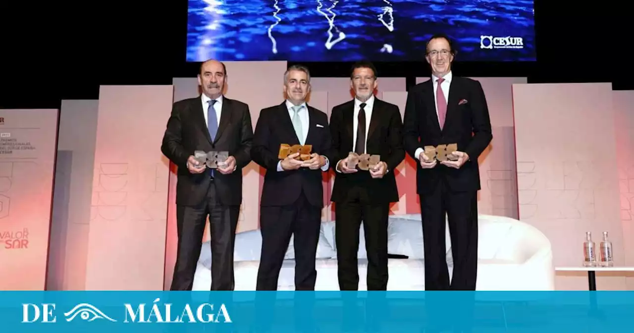 Cesur premia a Antonio Banderas, González Byass, Atlantic Copper y a Gonzalo Guillén (Acesur)