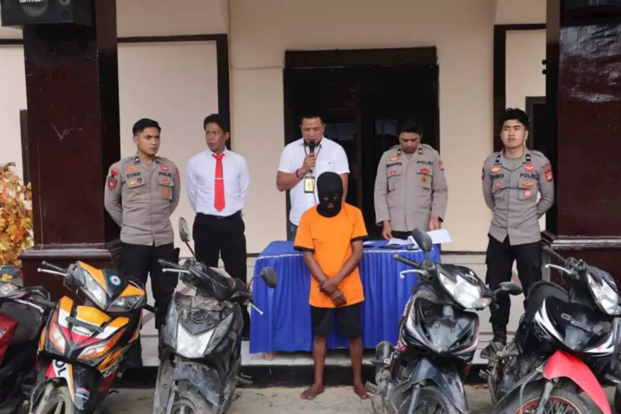 Polisi Tangkap Maling Motor Lintas Provinsi