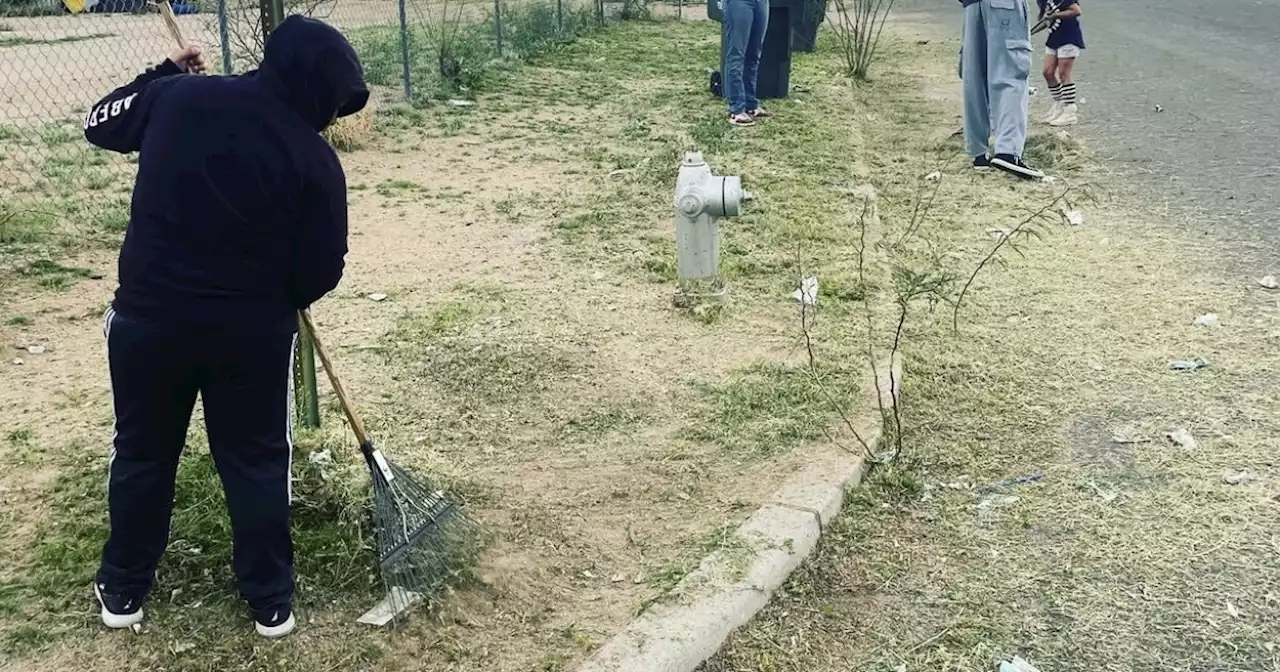 Neighborhood cleanups in South Tucson