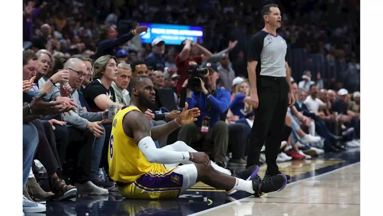 Alexander: After LeBron James’ flop, Nuggets take over against Lakers