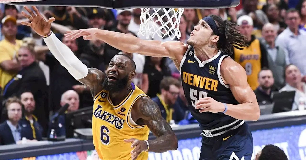 Photos: Lakers can't hold off surging Nuggets in Game 2