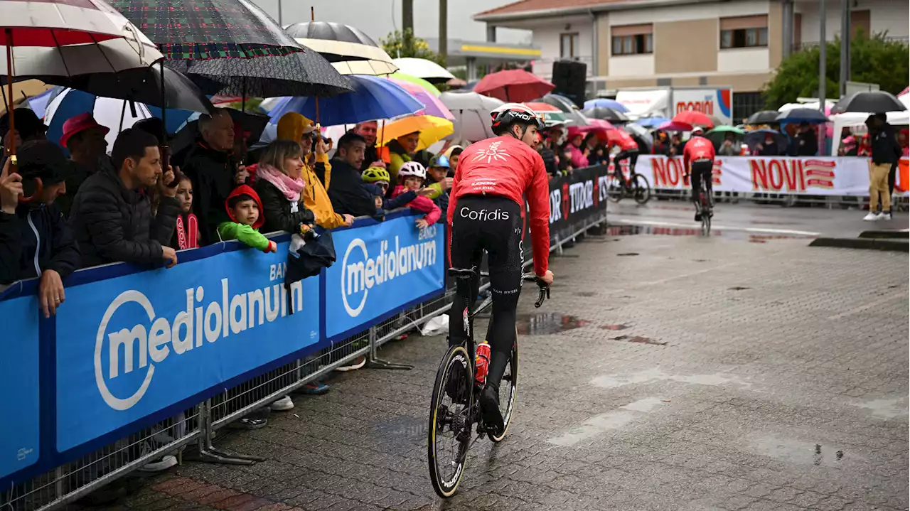 Face aux « conditions météo extrêmes », l’étape du Giro à nouveau raccourcie