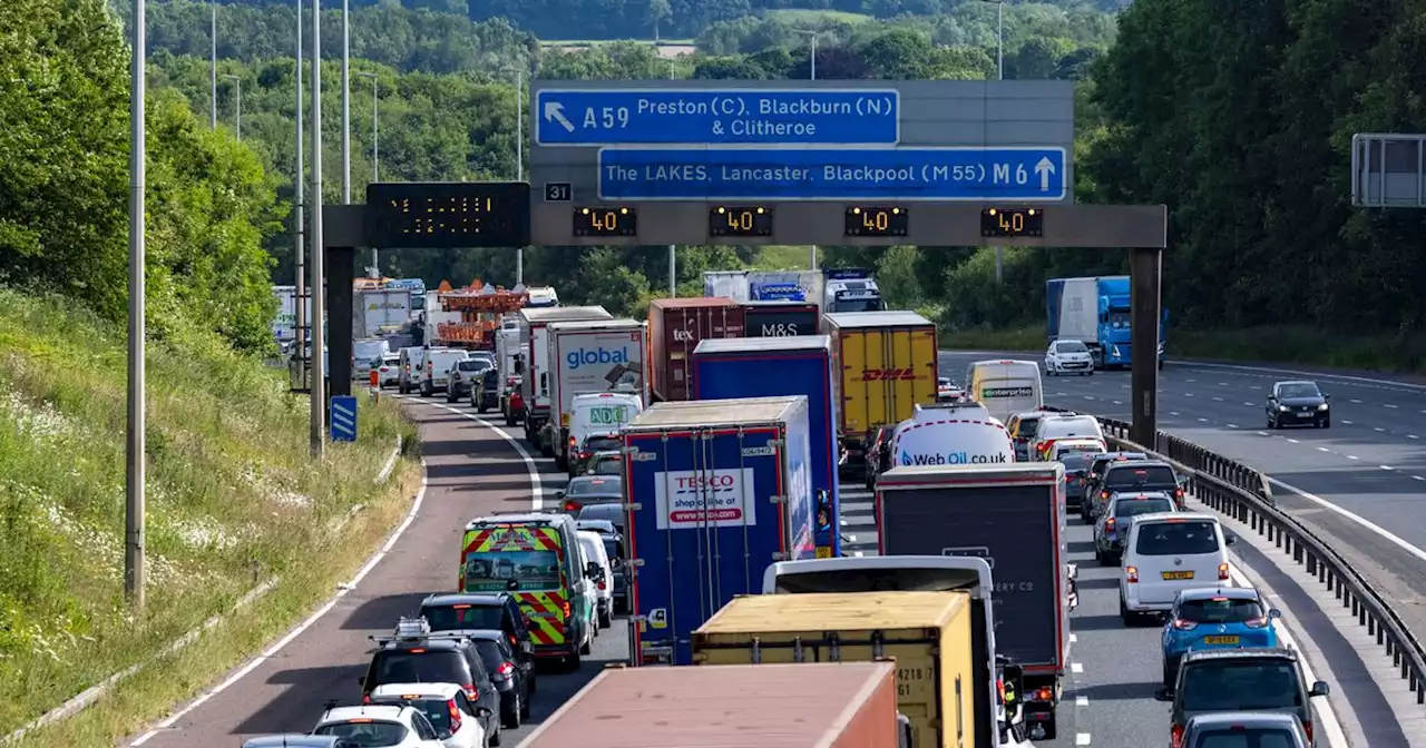 M6 junction 32 northbound voted worst in Lancashire