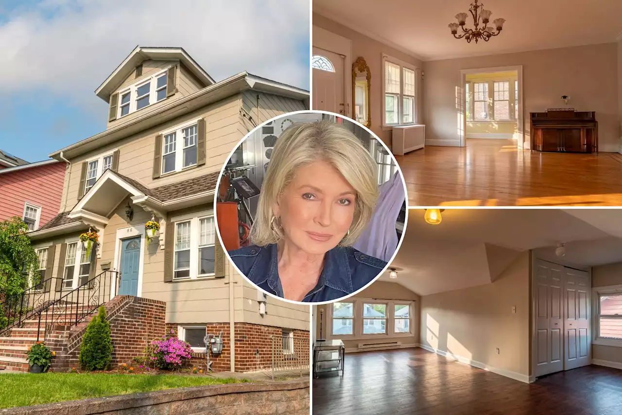 Martha Stewart’s New Jersey childhood home lists for $600K